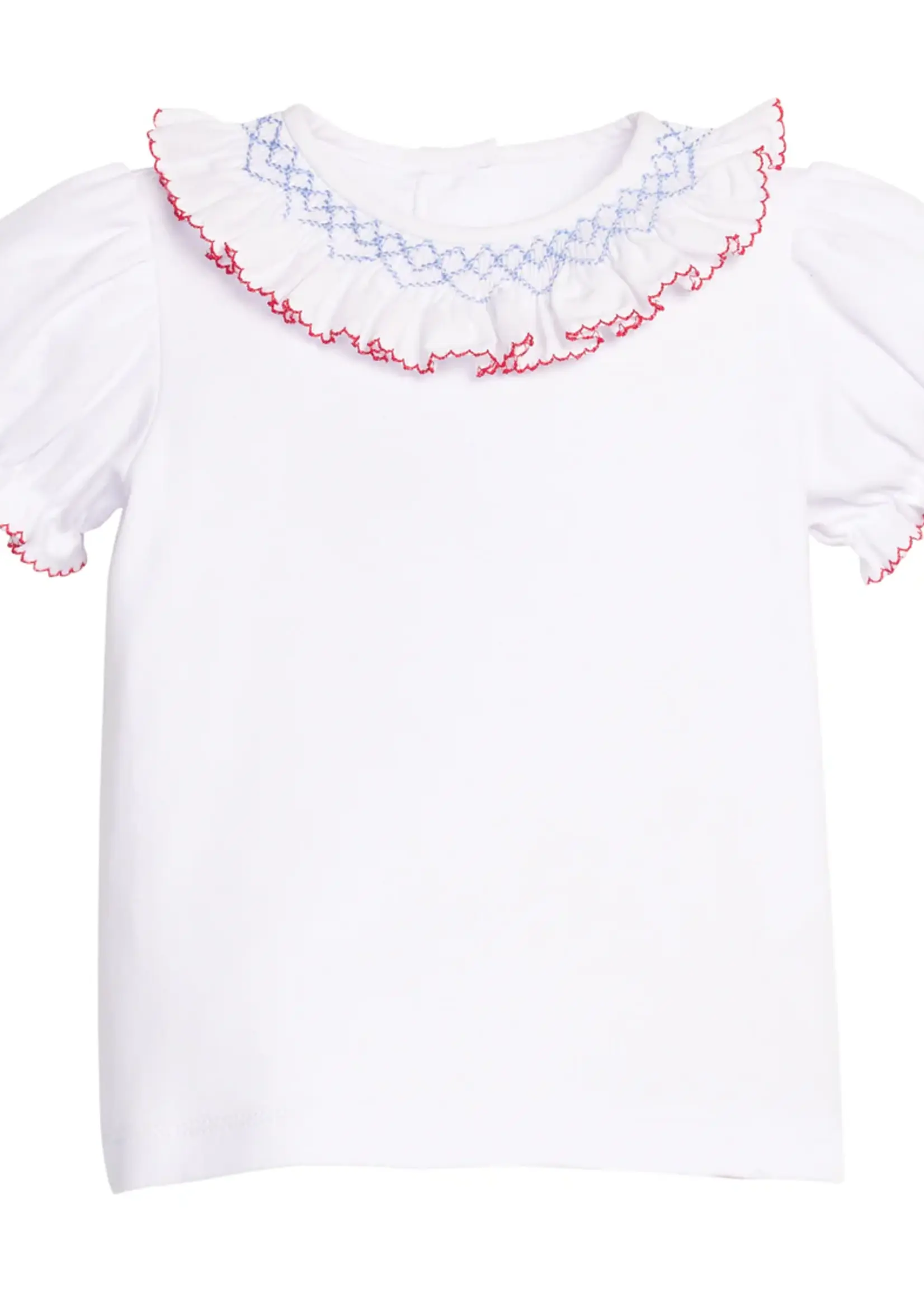 Little English Short Sleeve Smocked Madeline Blouse