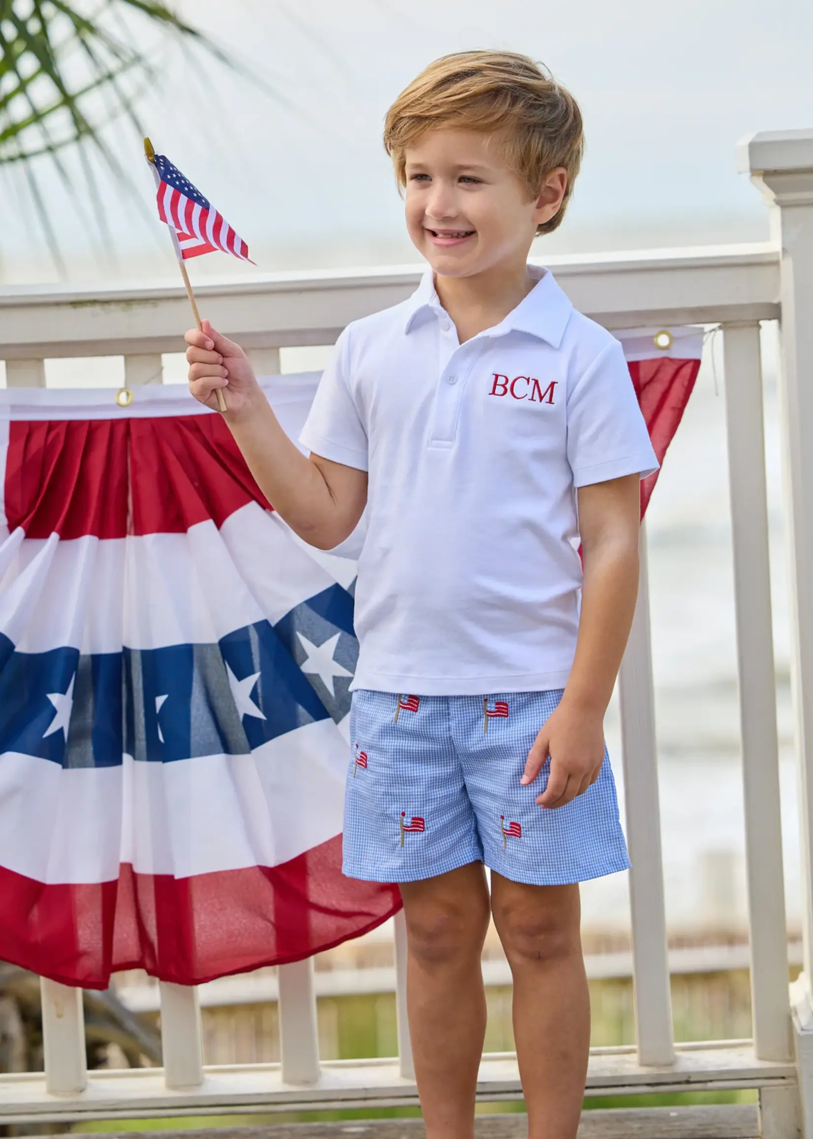 Little English Embroidered Basic Short