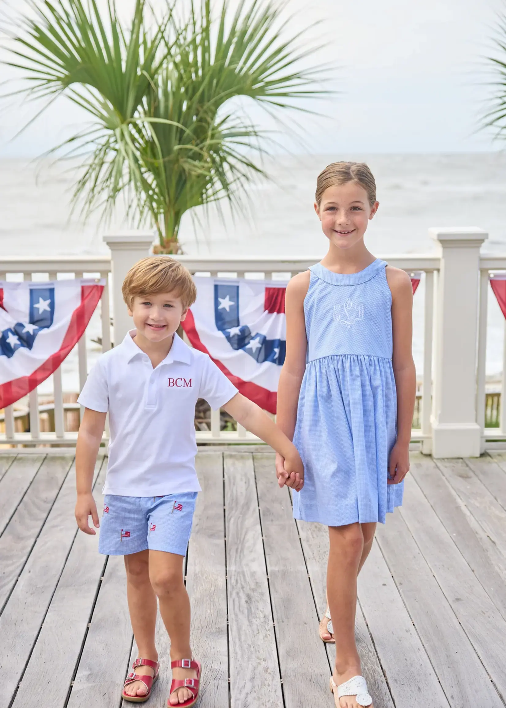 Little English Embroidered Basic Short
