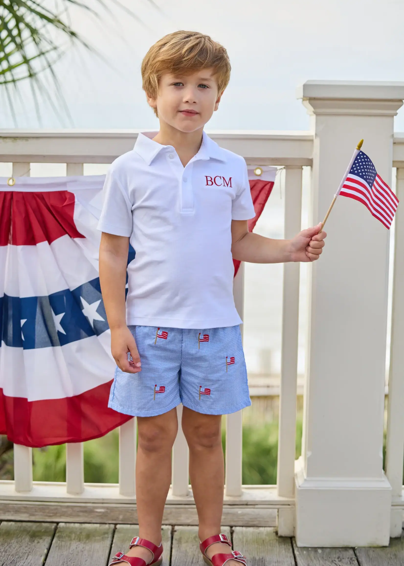 Little English Embroidered Basic Short