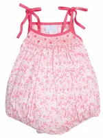 Little English Smocked Tie Shoulder Bubble