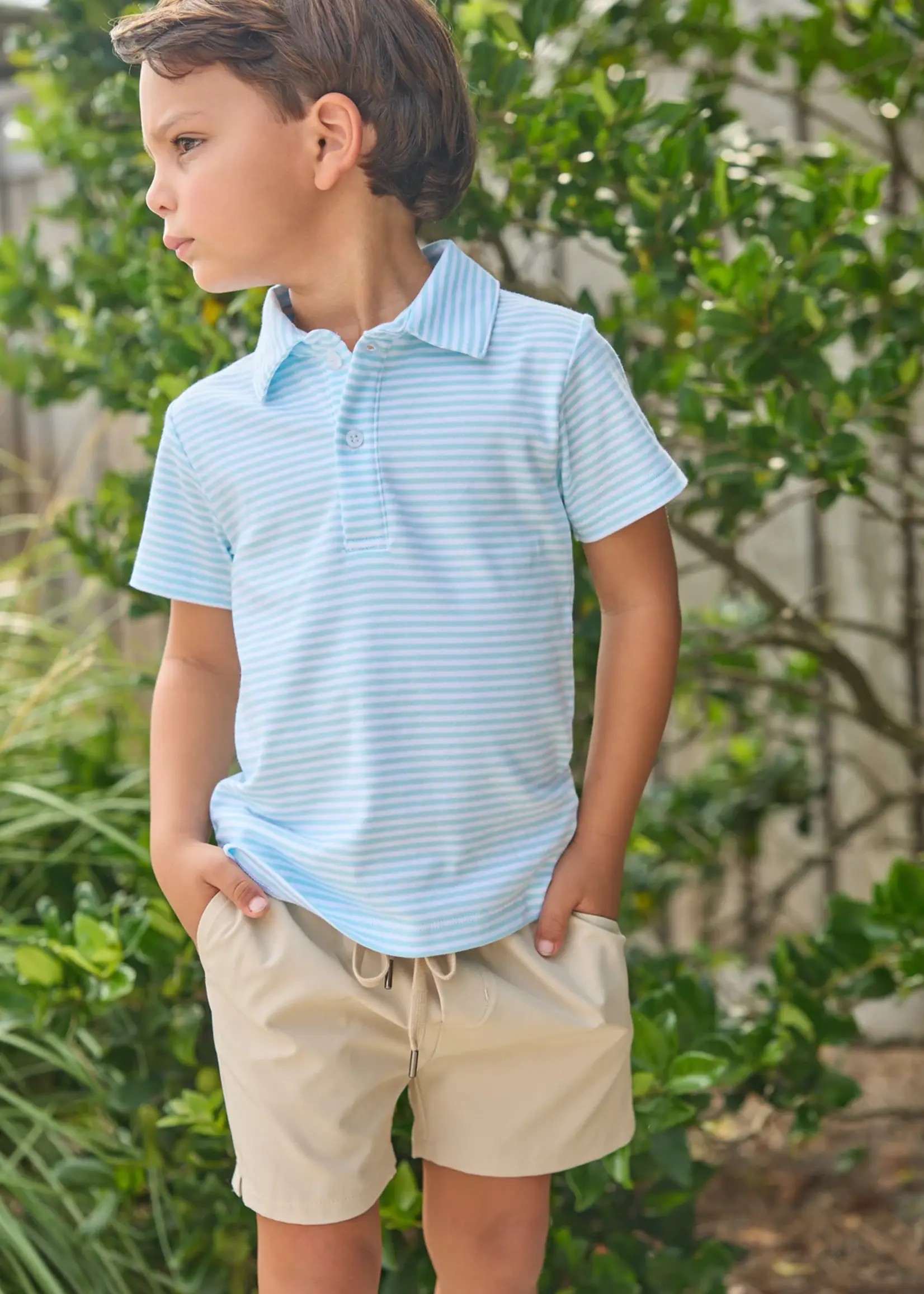 Little English Short Sleeve Polo