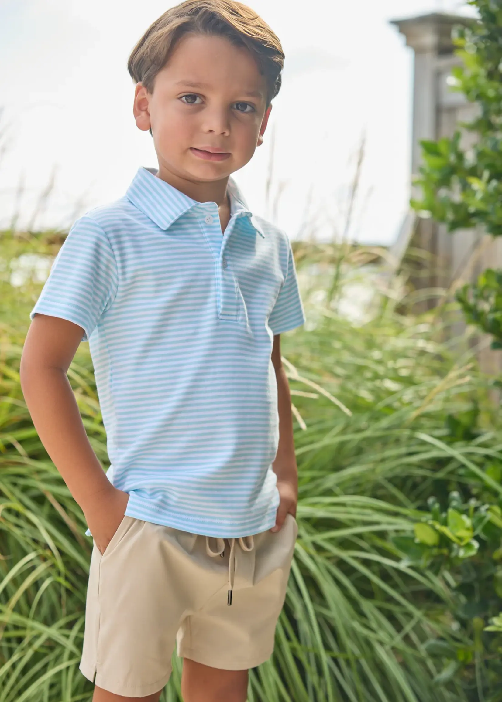 Little English Short Sleeve Polo