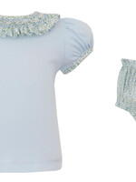 Petit Bebe Smocked Collar Bloomer Set