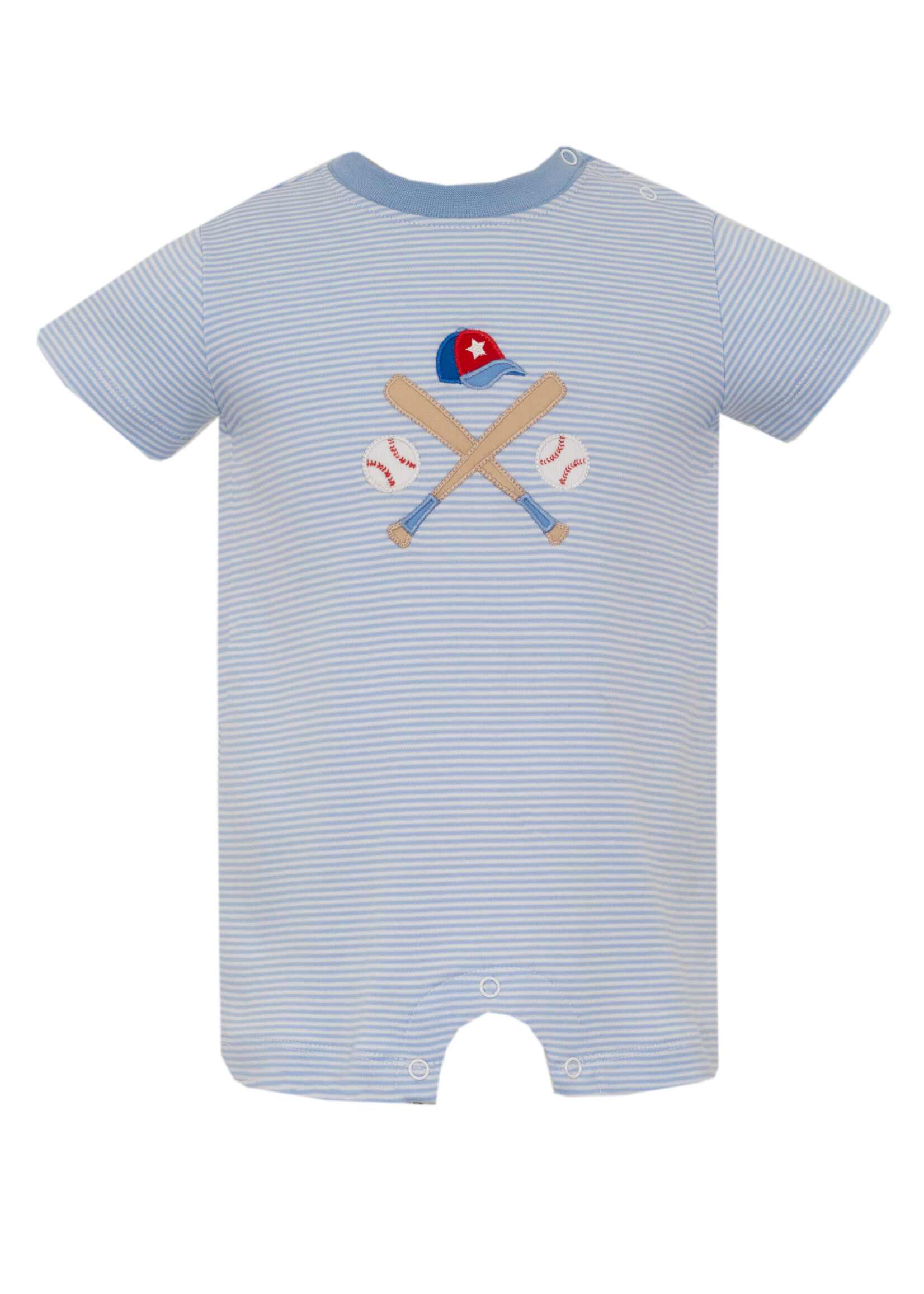 Claire and Charlie Baseball Short Romper