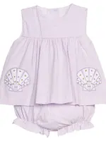 Little English Applique Pocket Diaper Set