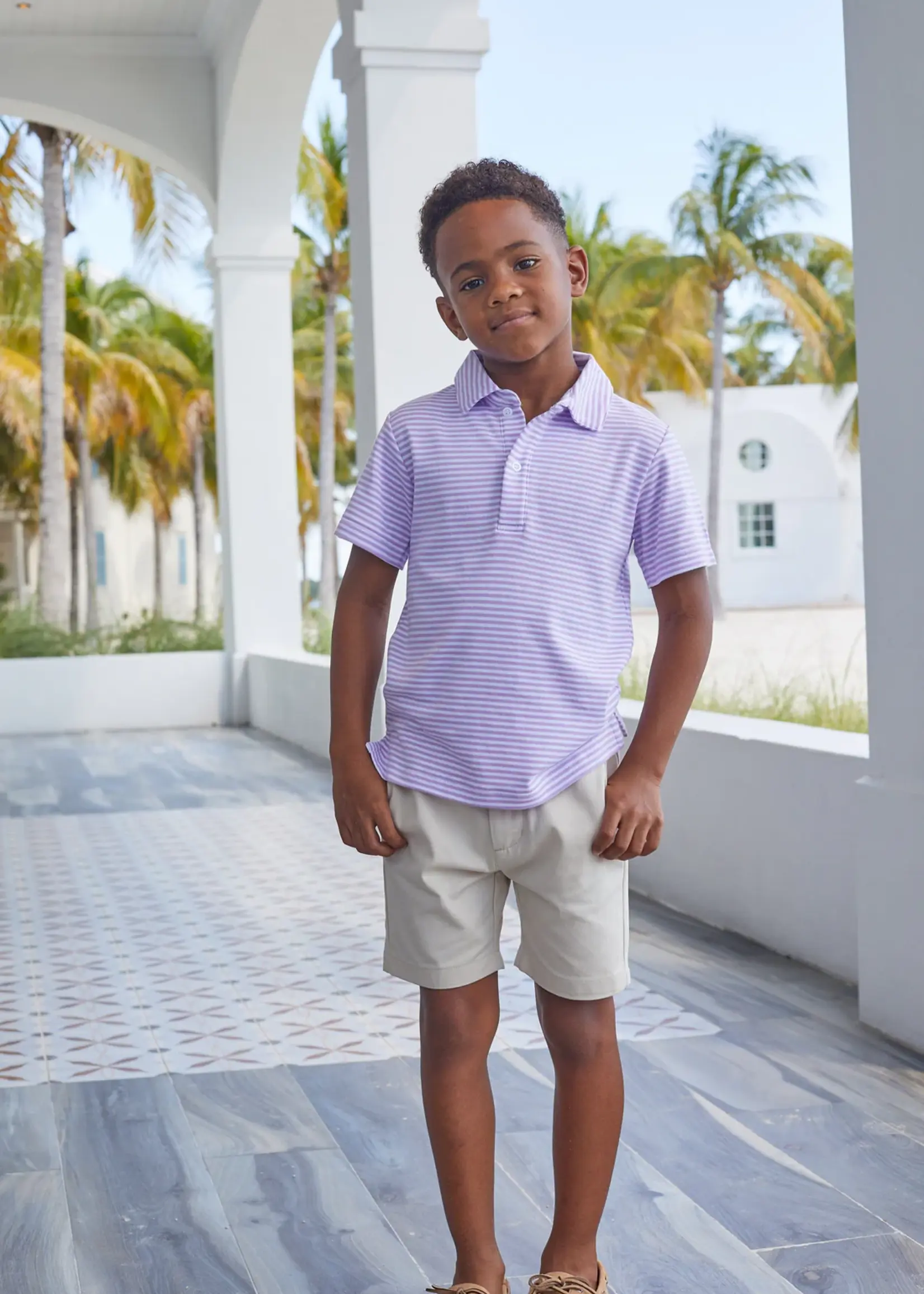 Little English Short Sleeve Polo