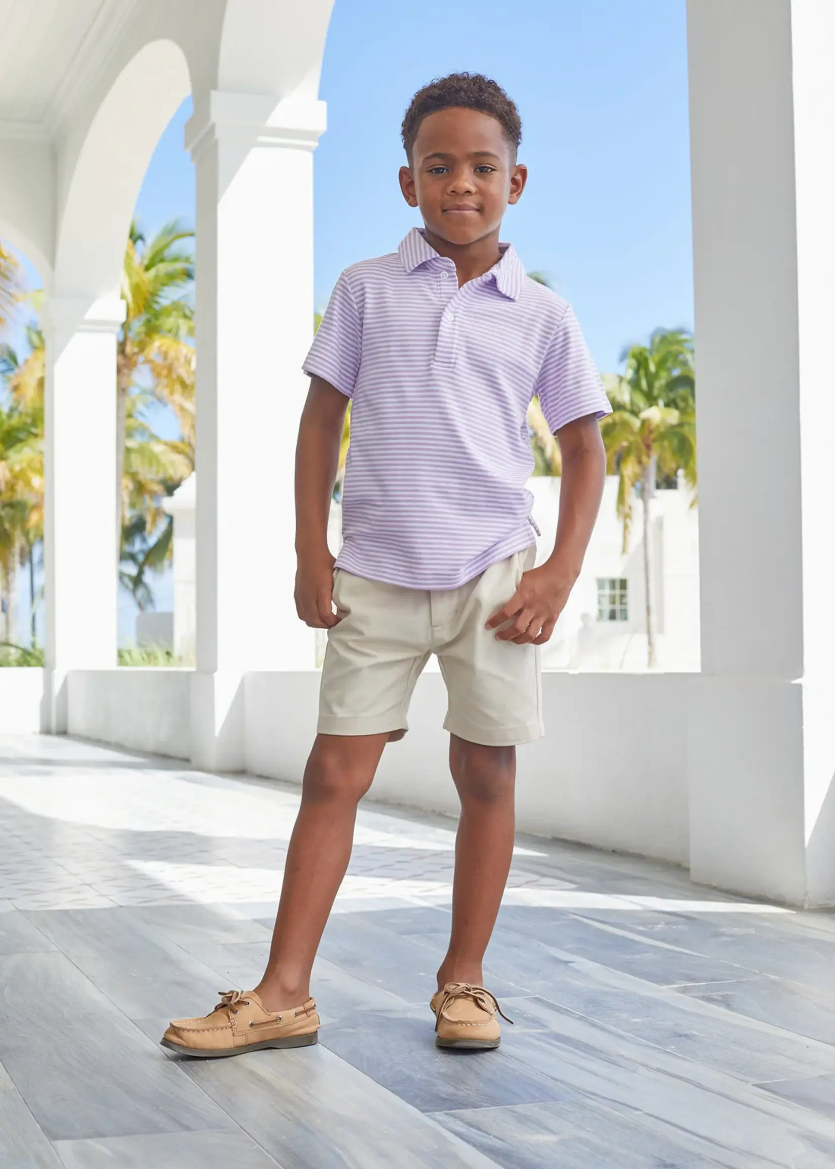 Little English Short Sleeve Polo