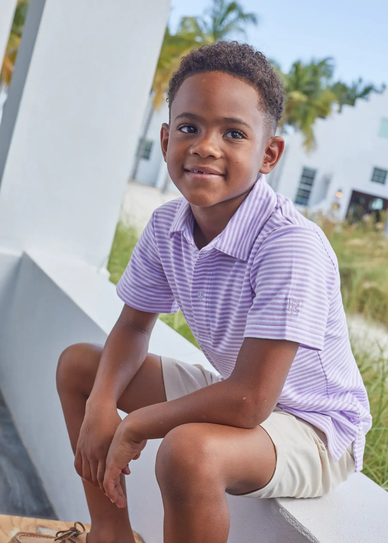 Little English Short Sleeve Polo