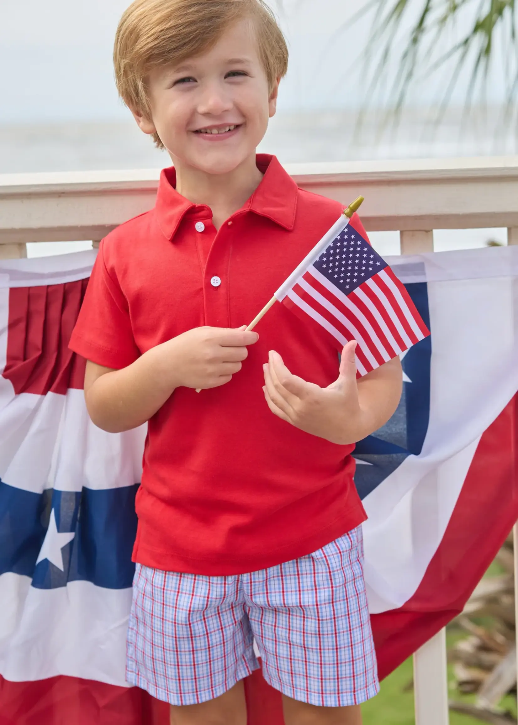Little English Short Sleeve Polo