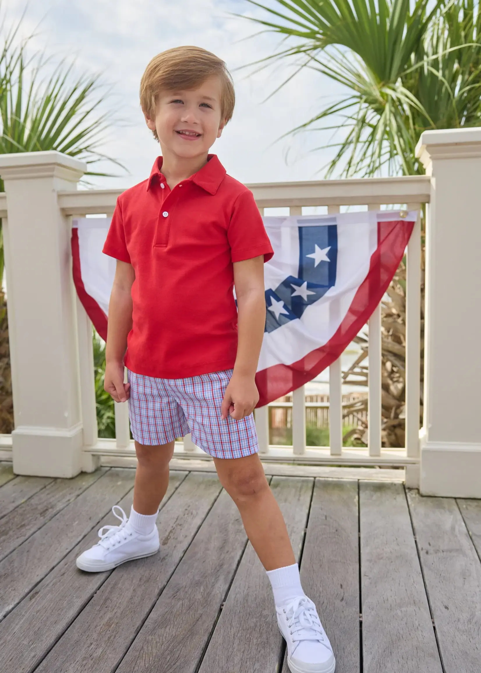 Little English Short Sleeve Polo