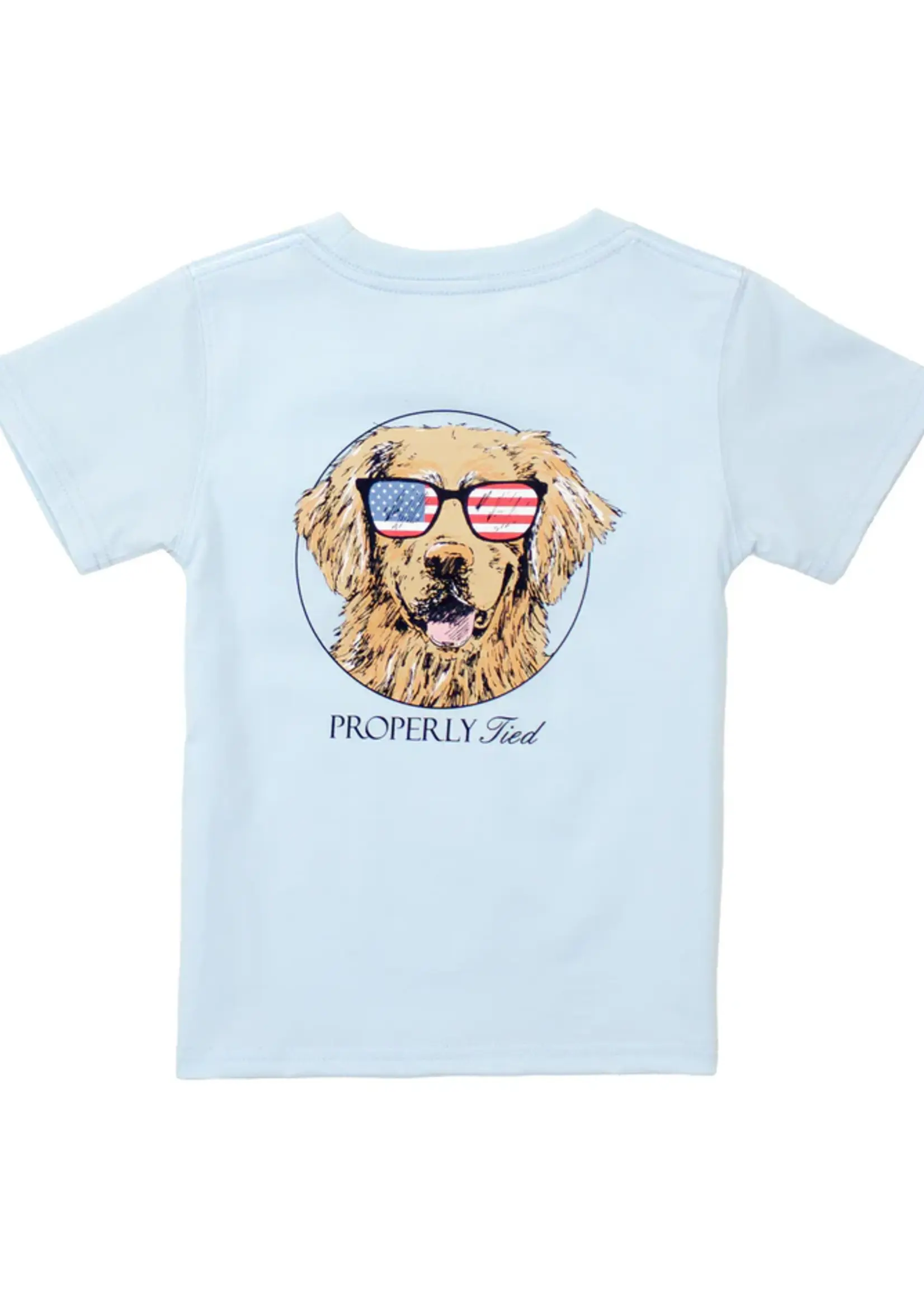 Properly Tied Boys Patriot Dog SS