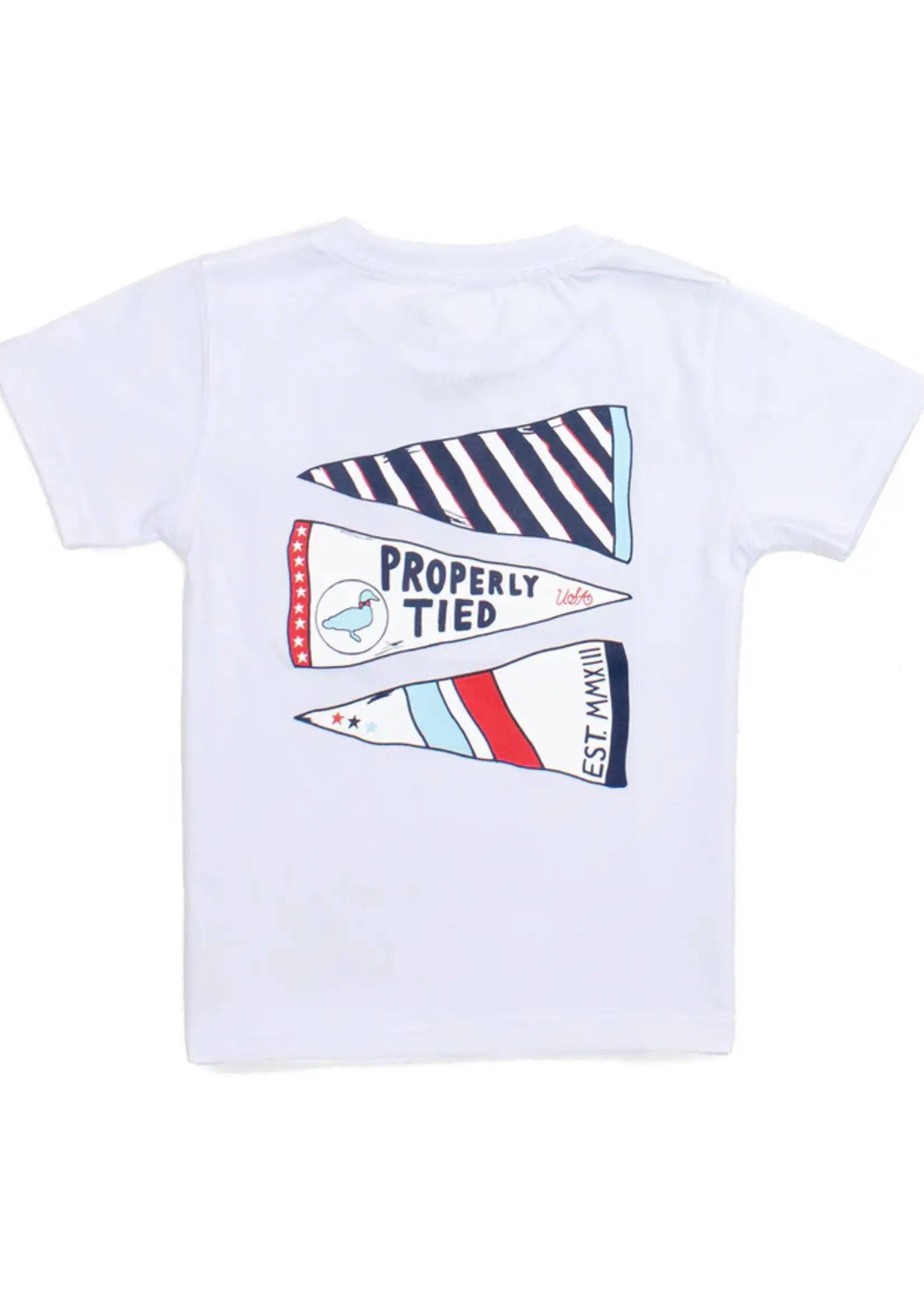 Properly Tied Boys Americana Pennant SS