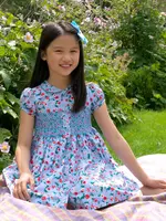 Rachel Riley Smocked Button-Front