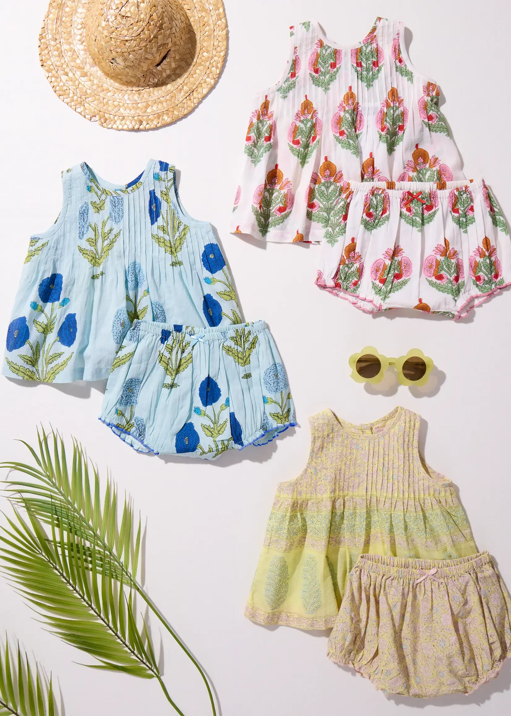 Pink Chicken Baby Girls Jaipur 2-PC Set