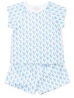 Lila + Hayes EMERY SHORT SET