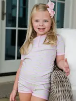 James and Lottie Girl Two Piece Jammies Short