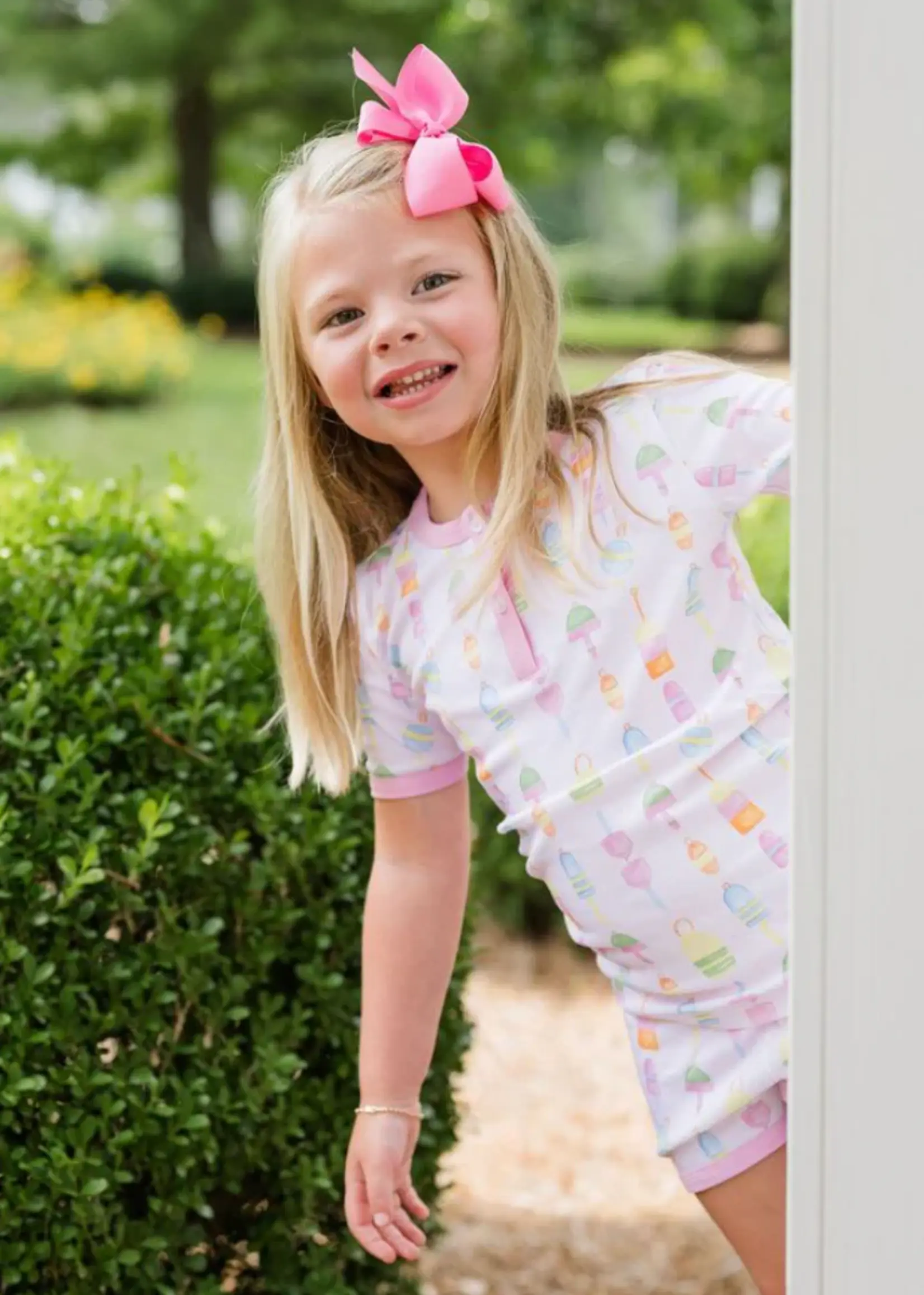 James and Lottie Girl Two Piece Jammies Short