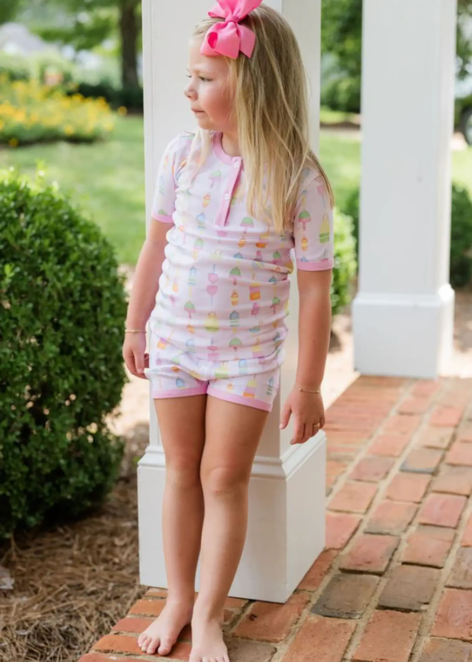 James and Lottie Girl Two Piece Jammies Short