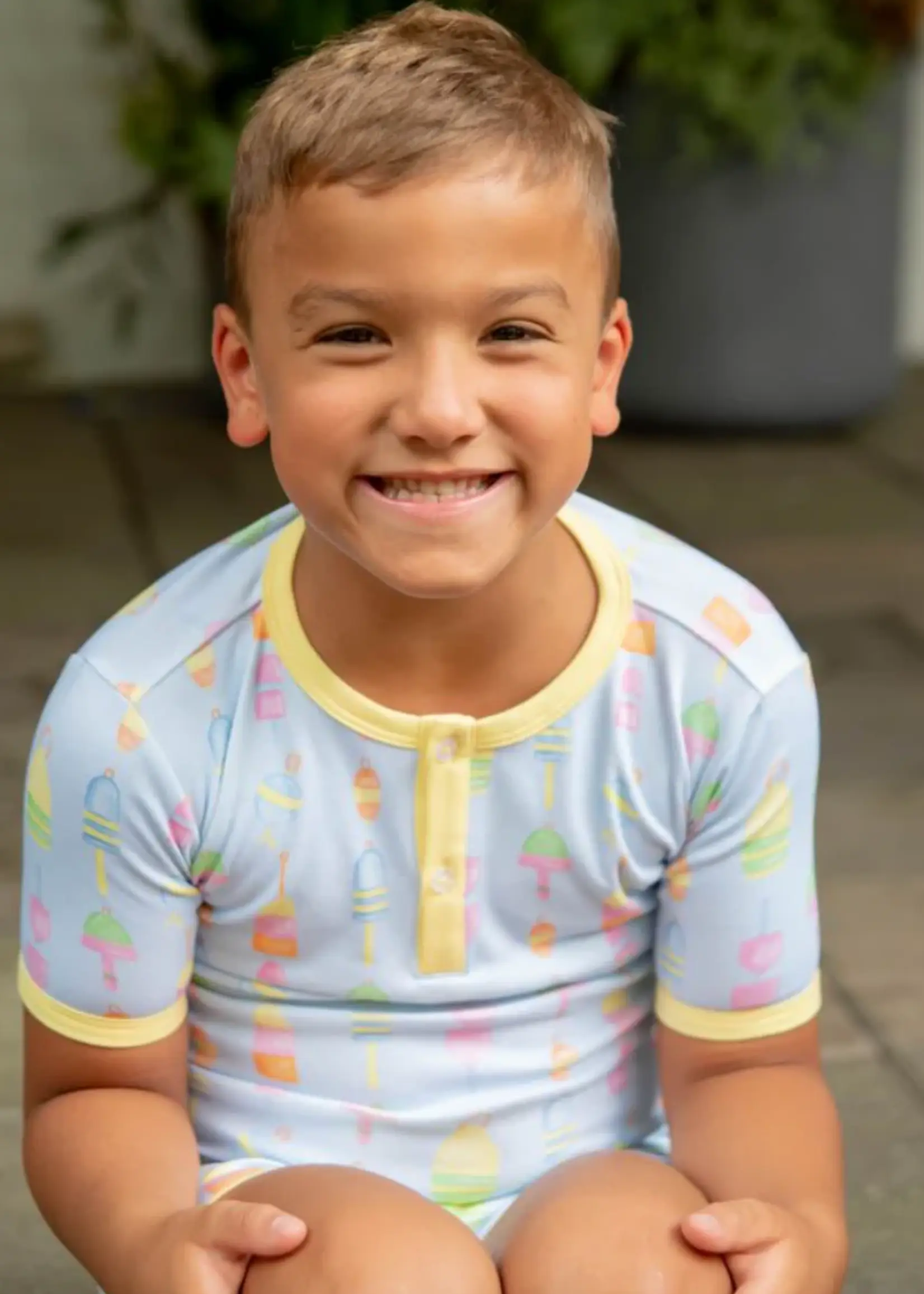 James and Lottie Boy Two Piece Jammies Short