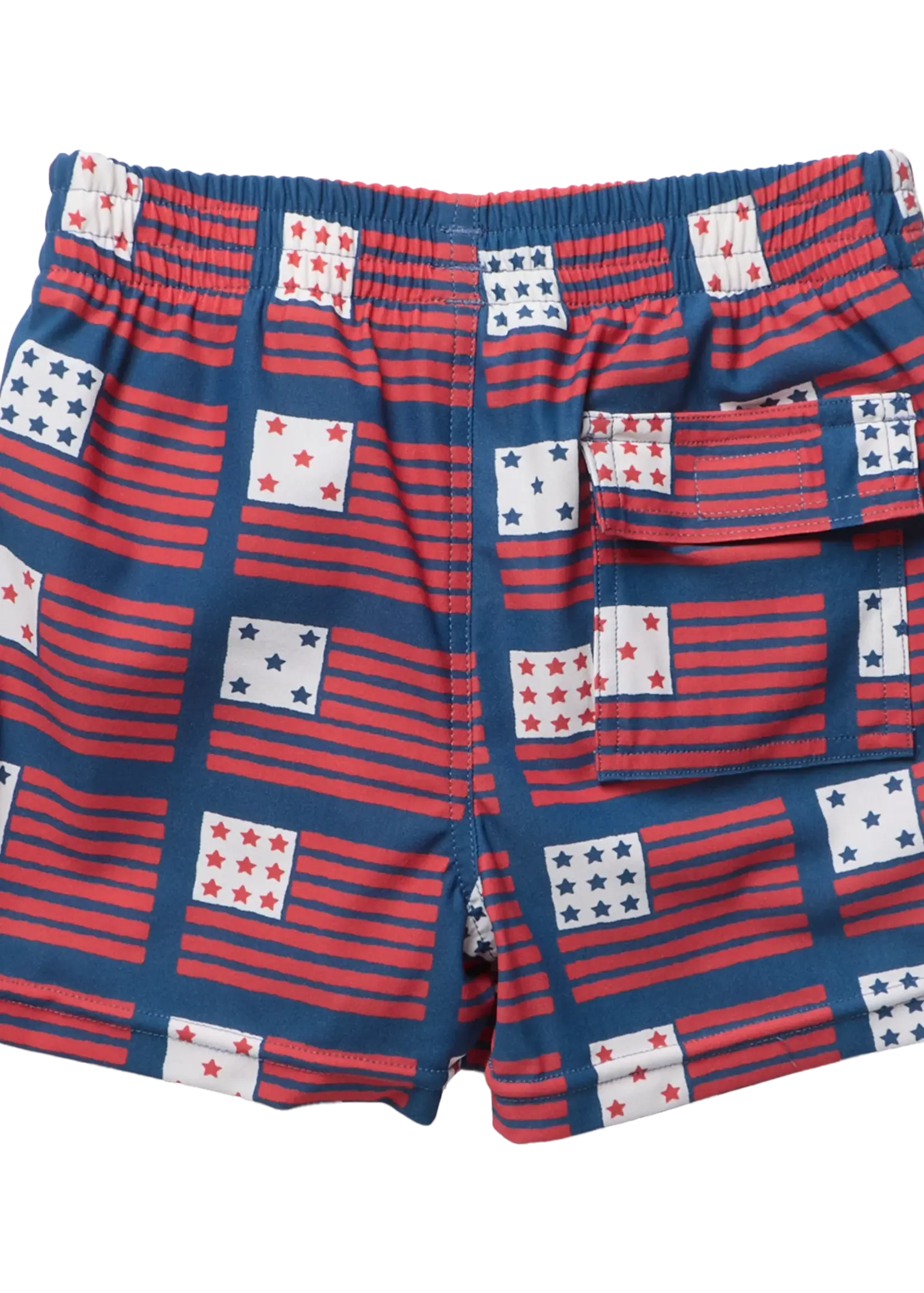 Pink Chicken baby boys swim trunk