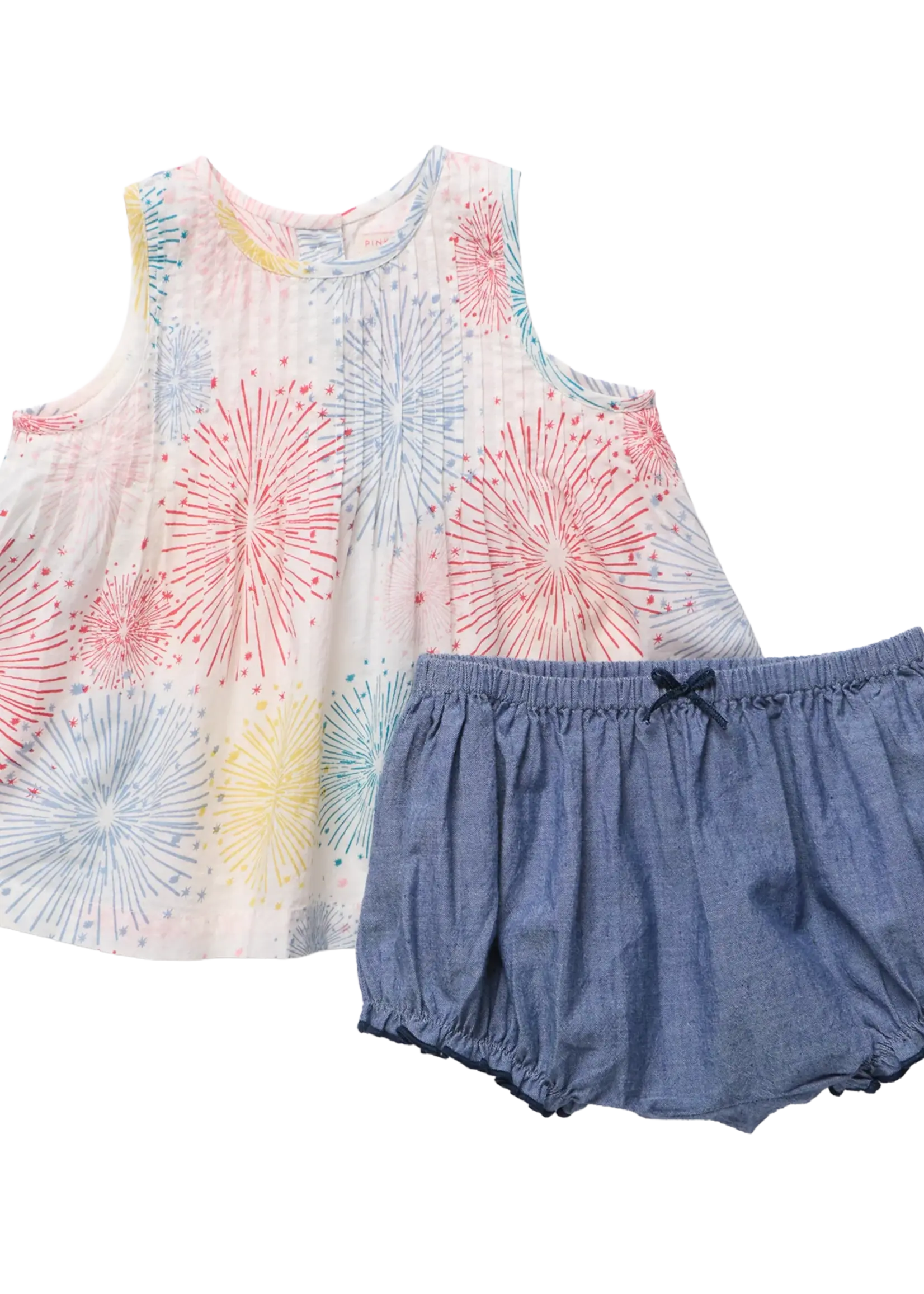 Pink Chicken Baby Girls Jaipur 2-PC Set