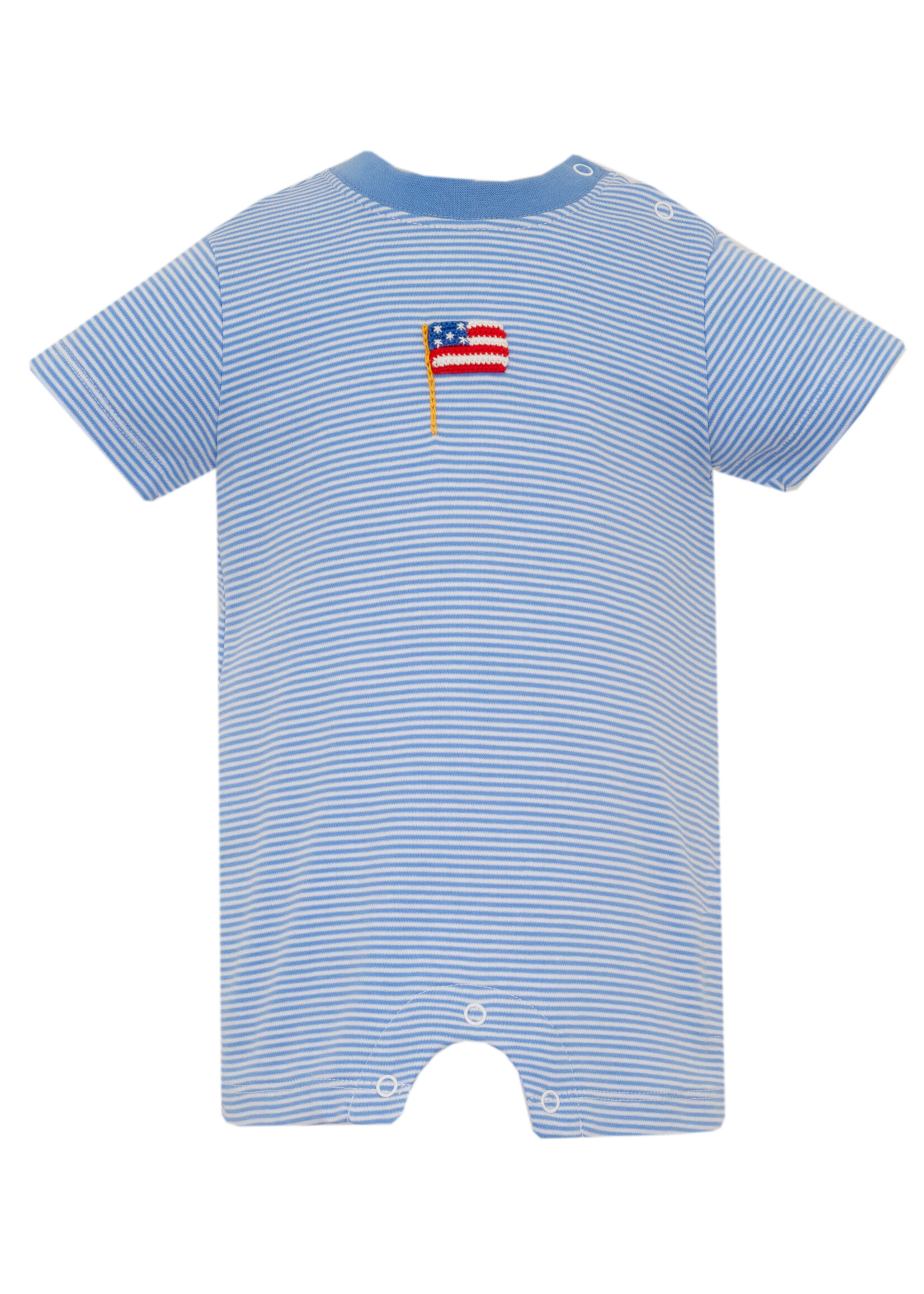 Petit Bebe Flags Boy Romper