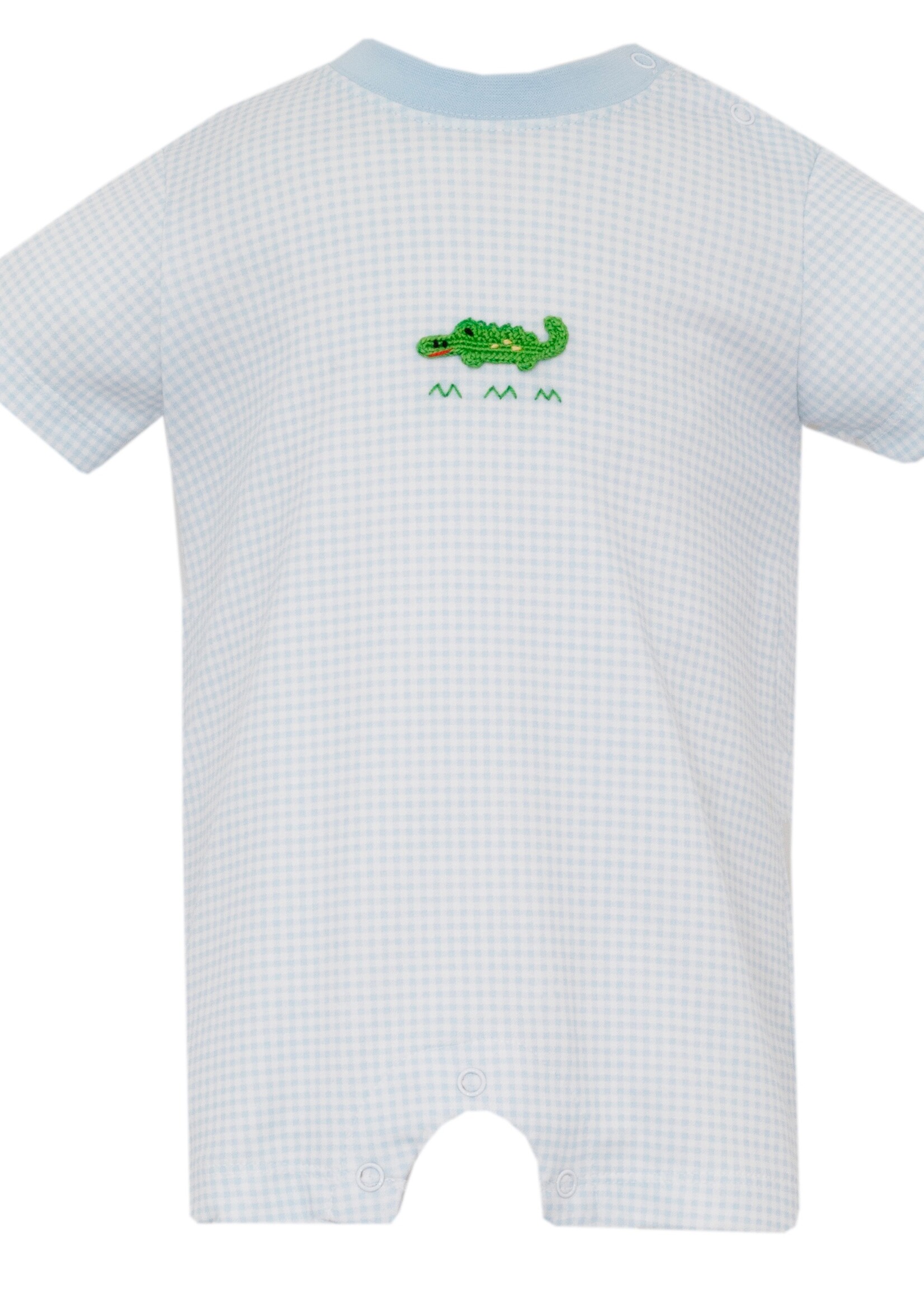 Petit Bebe Alligator Boy Romper