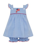 Petit Bebe FLAGS GIRL Strap Bloomer Set
