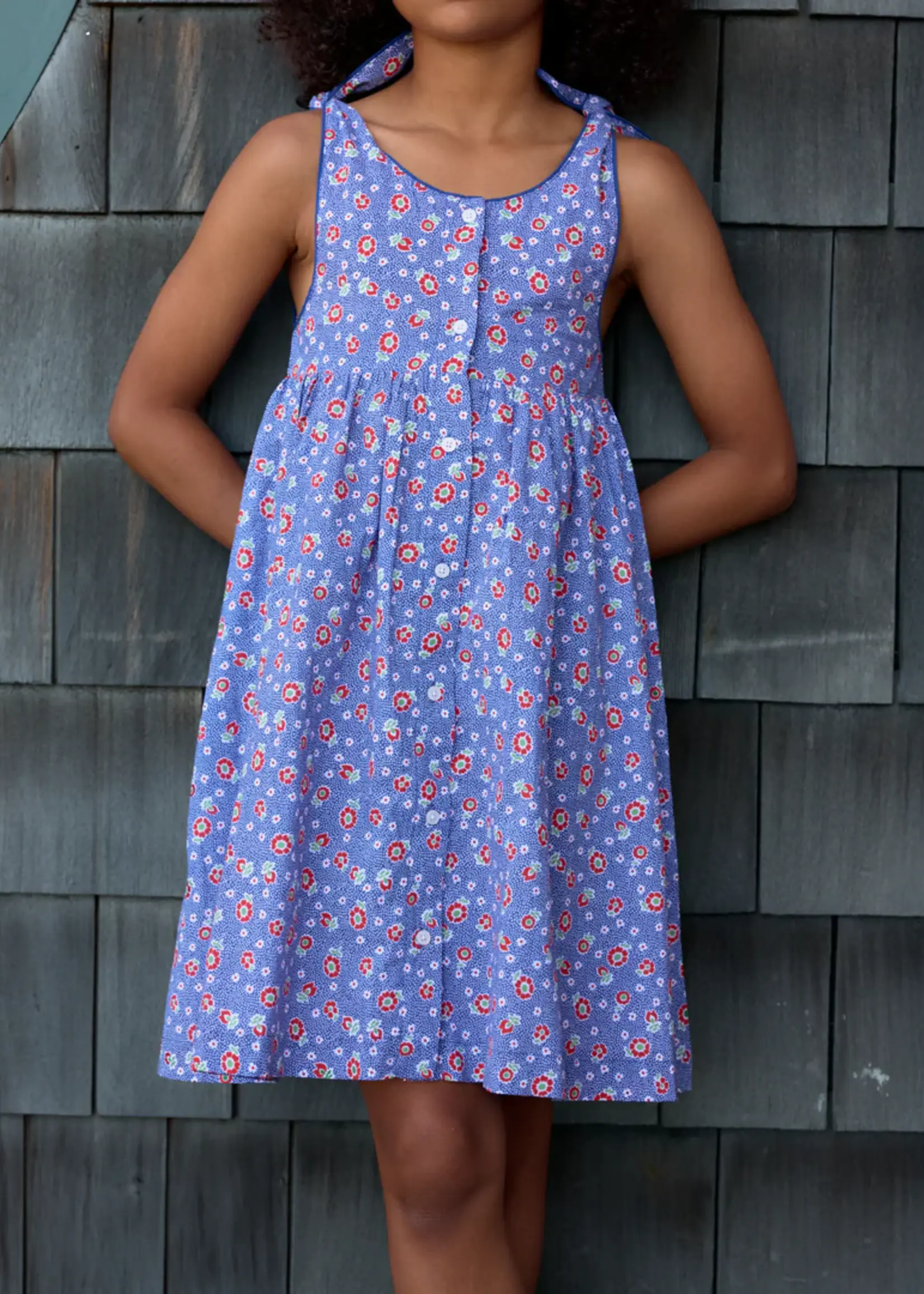 Minnow Girls tie knot dress
