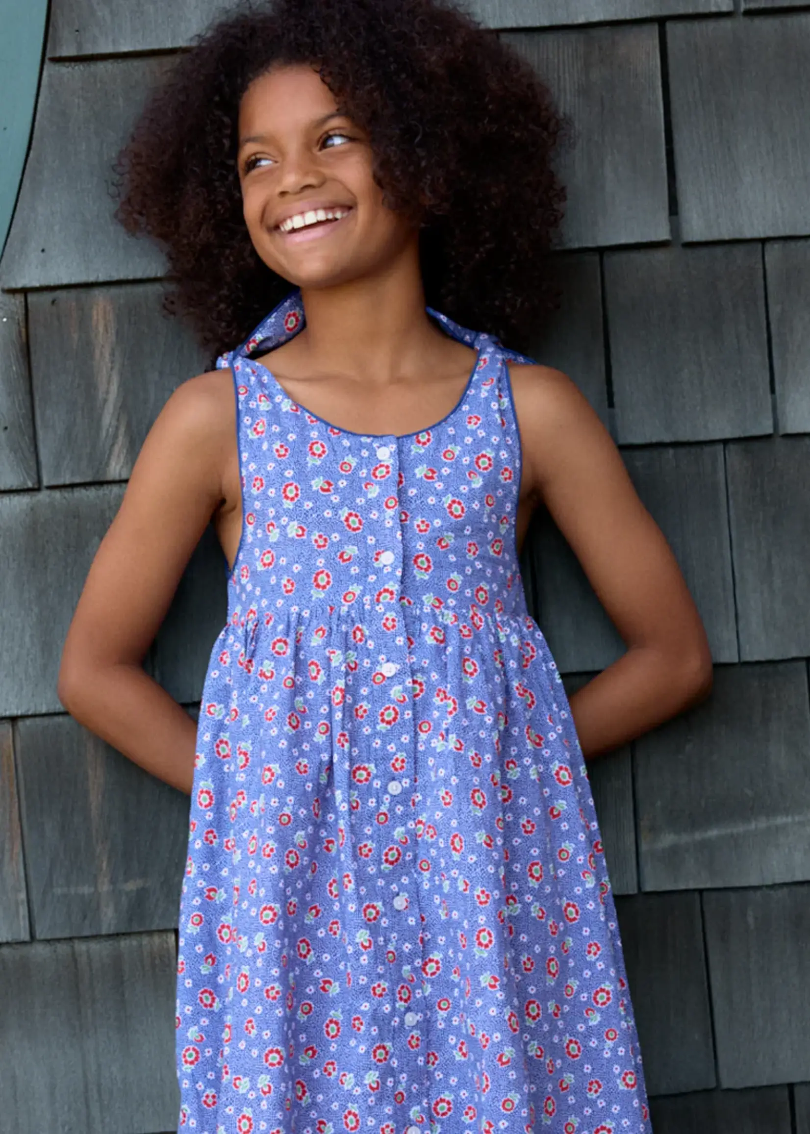 Minnow Girls tie knot dress