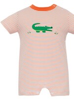 Claire and Charlie Alligator Short Romper