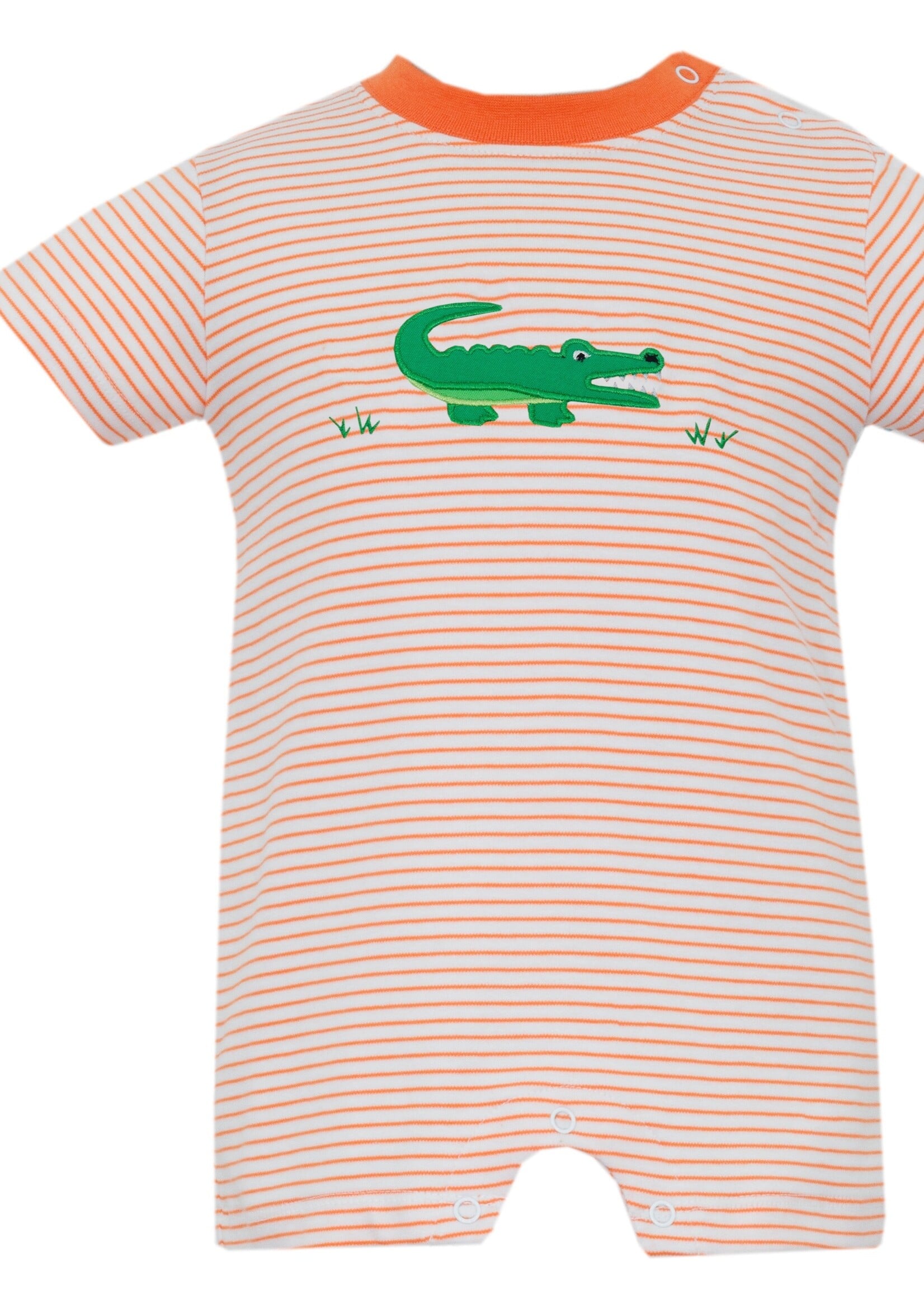 Claire and Charlie Alligator Short Romper