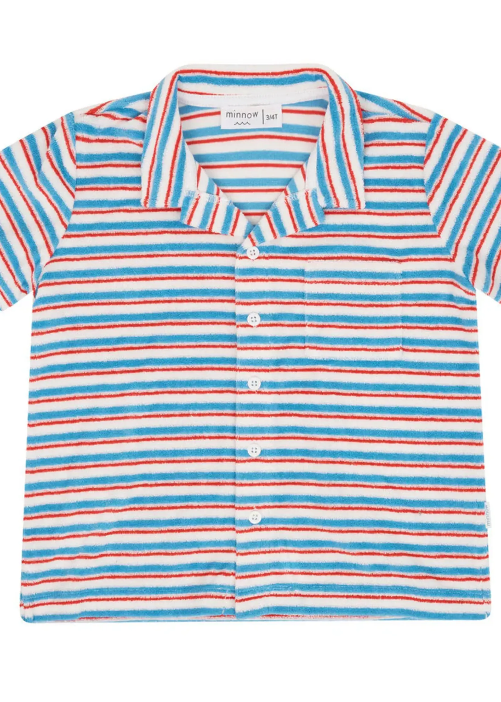 Minnow french terry button up