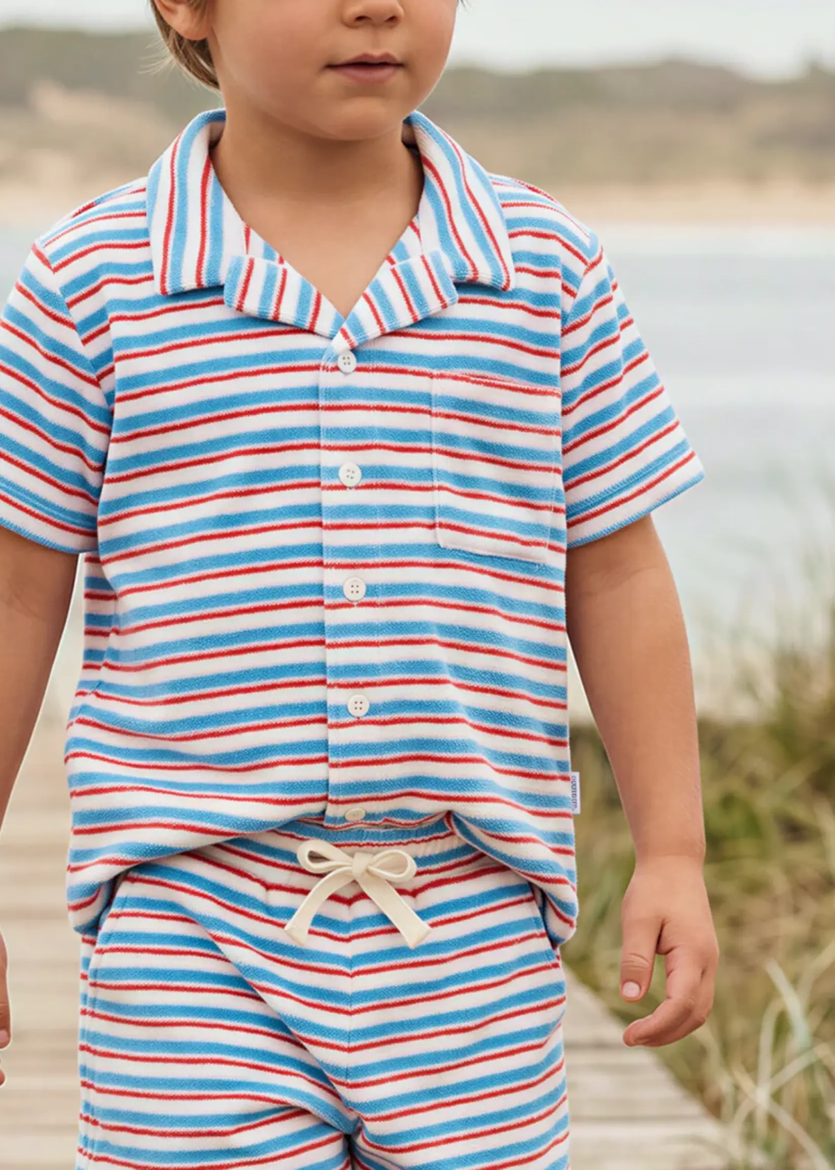 Minnow french terry button up