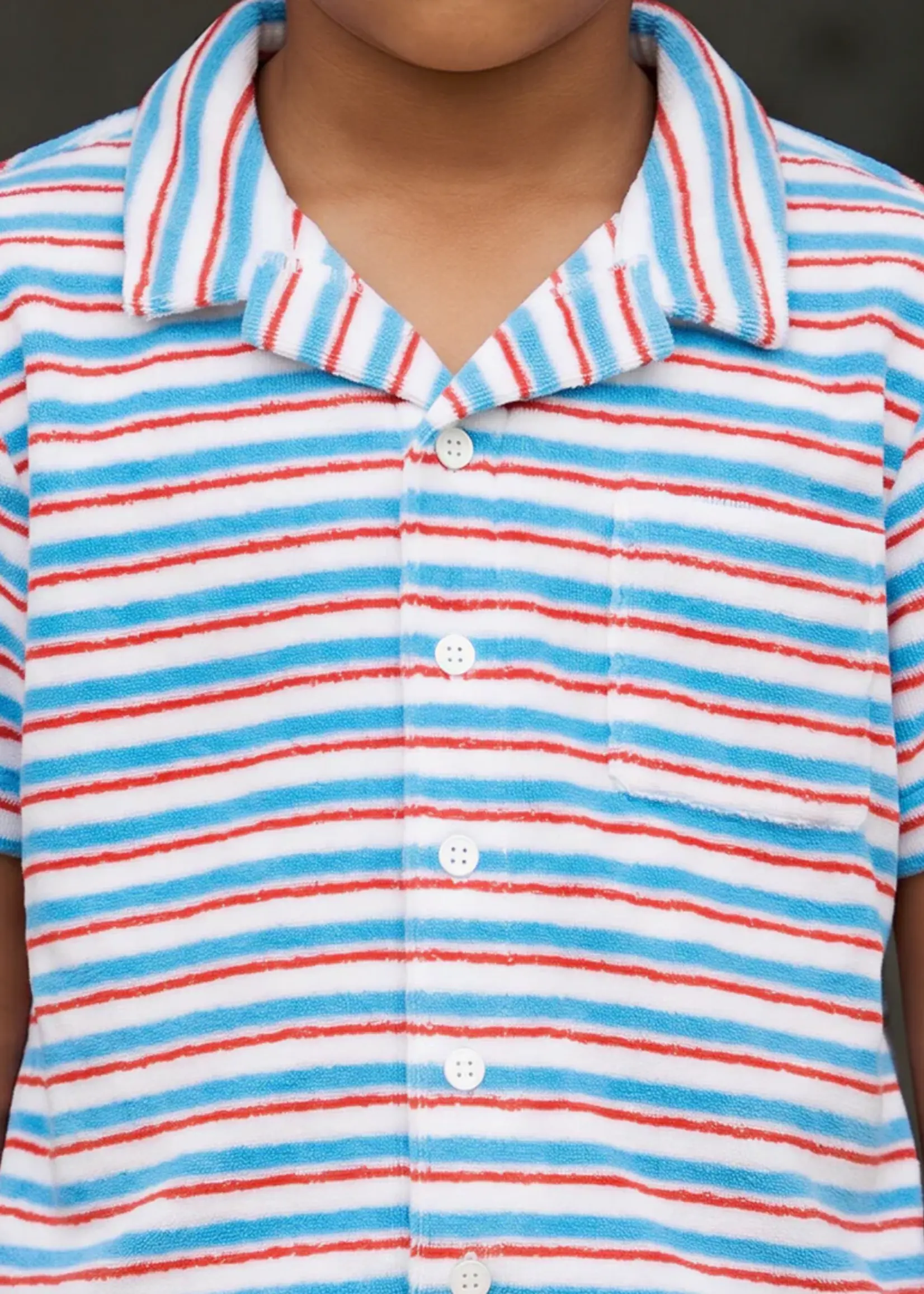 Minnow french terry button up