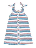 Minnow french terry tie knot dress
