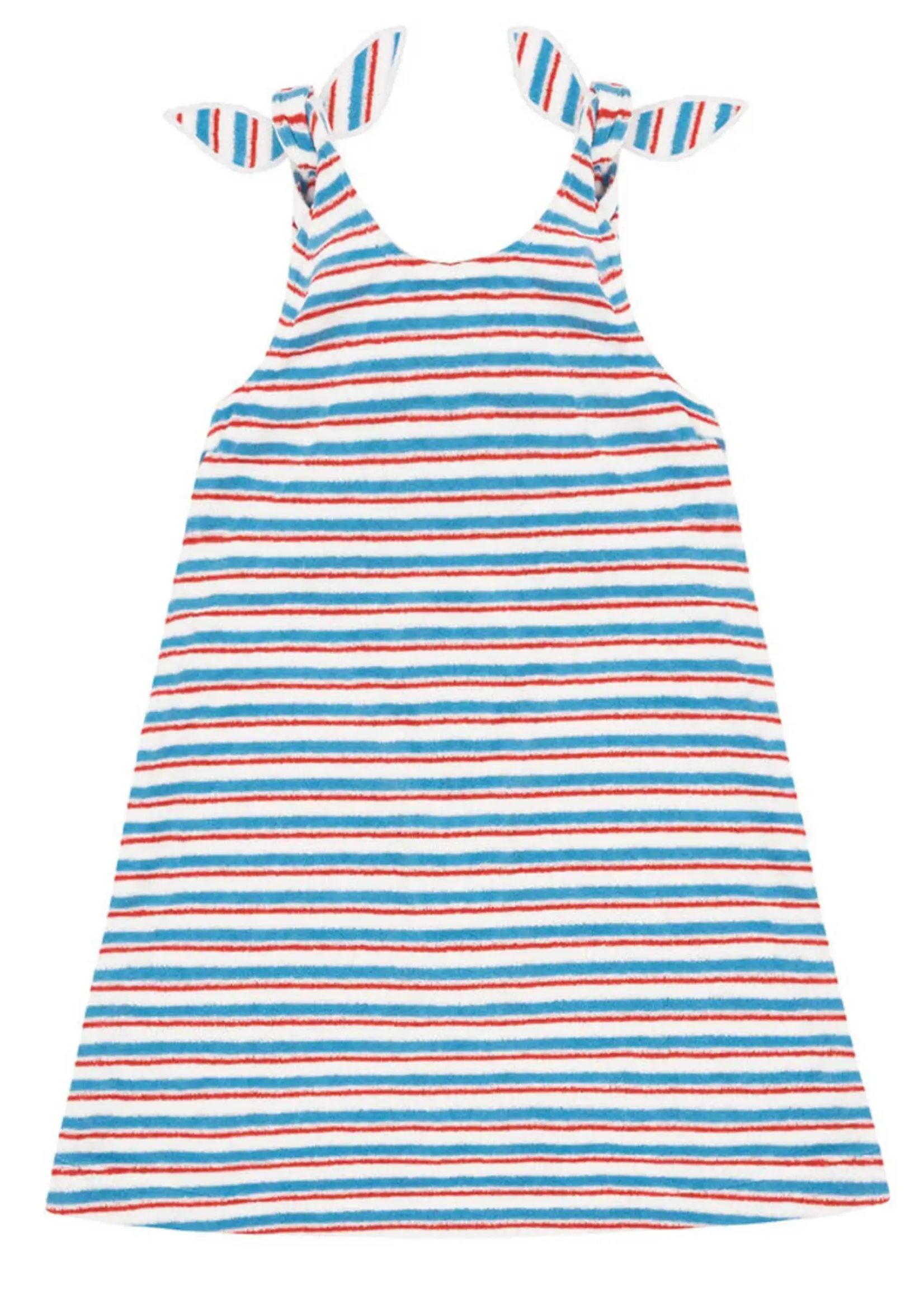Minnow french terry tie knot dress