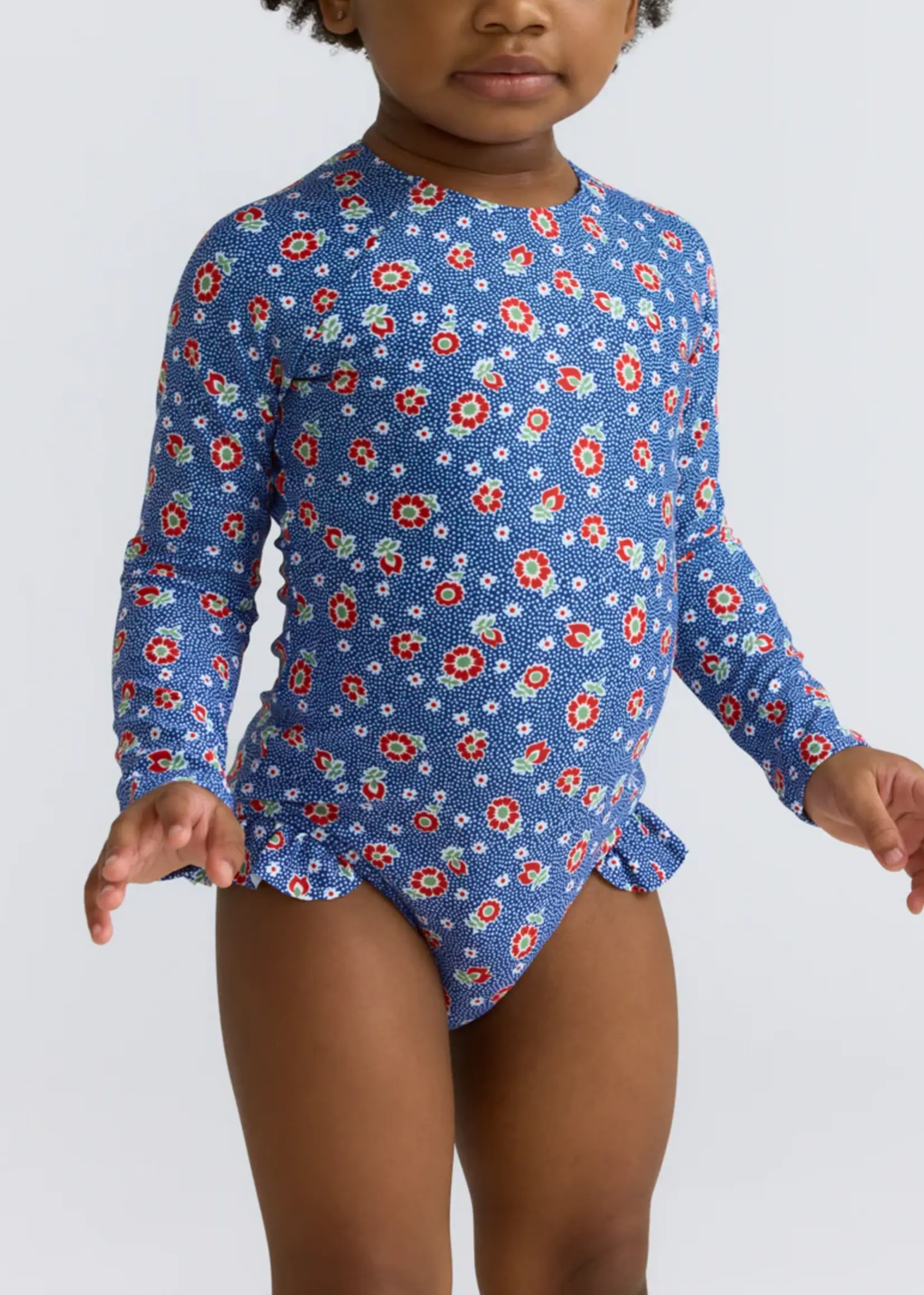 Minnow girls rashguard one piece