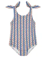Minnow girls tie knot one piece
