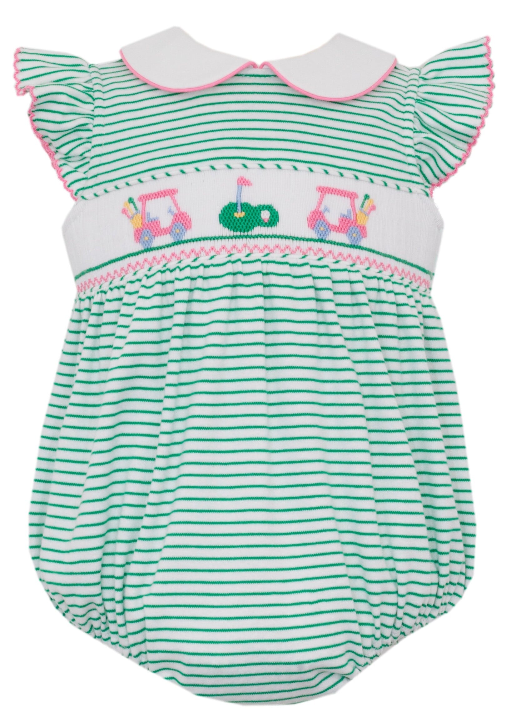 Petit Bebe Golf girl Bubble w/ collar