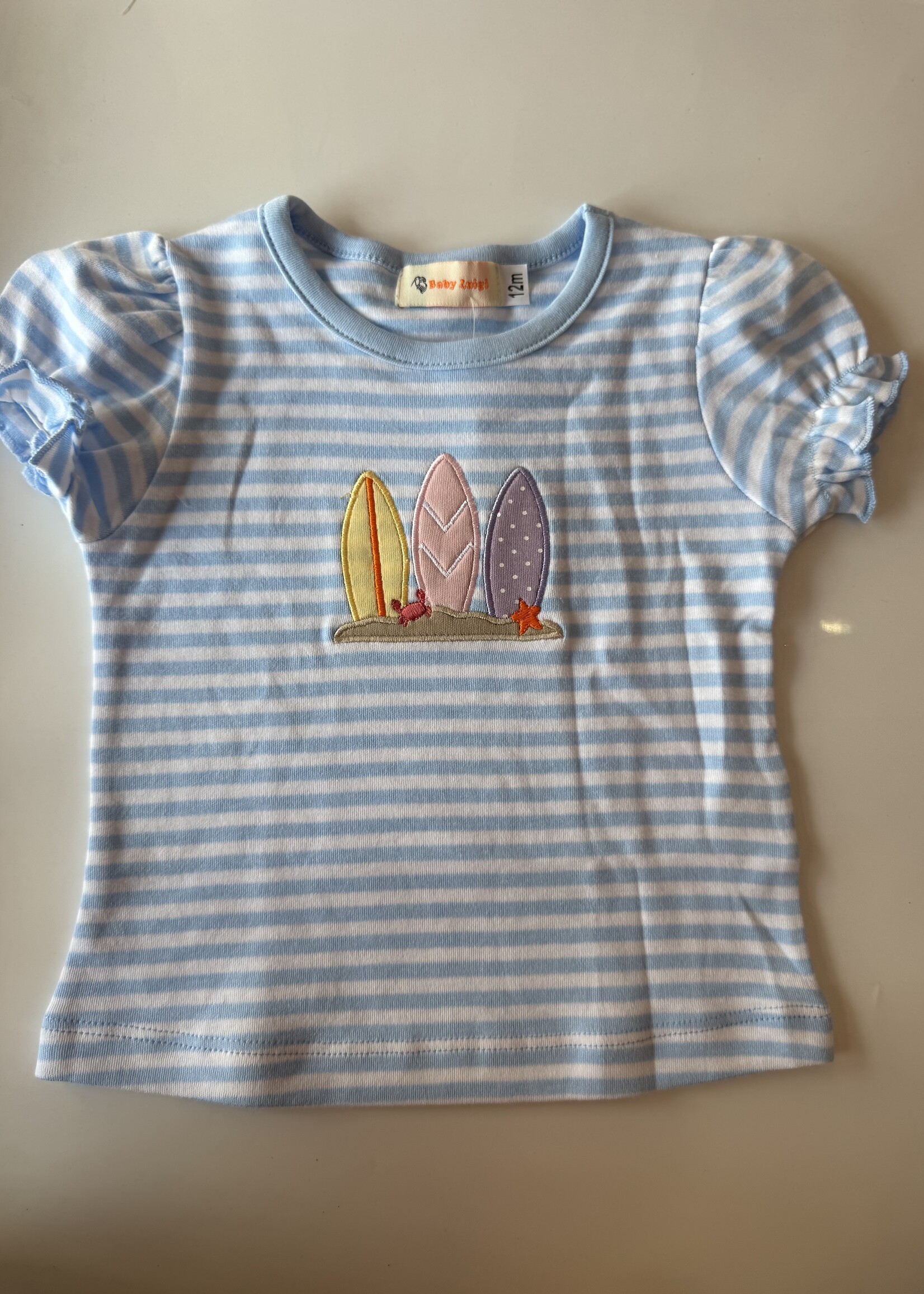 Luigi Kids Girls S/S 3 Surfboards on Sand