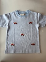 Luigi Kids Boys S/S Stripe 3 Fire Trucks
