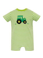 Claire and Charlie Tractor Short Romper