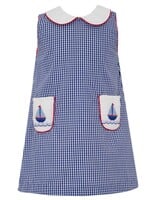 Anavini SAILBOATS GIRL Dress w/ Pockets