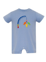 Claire and Charlie Fishing Lures BOY Short Romper