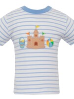 Claire and Charlie SAND CASTLE BOY T-Shirt S/S