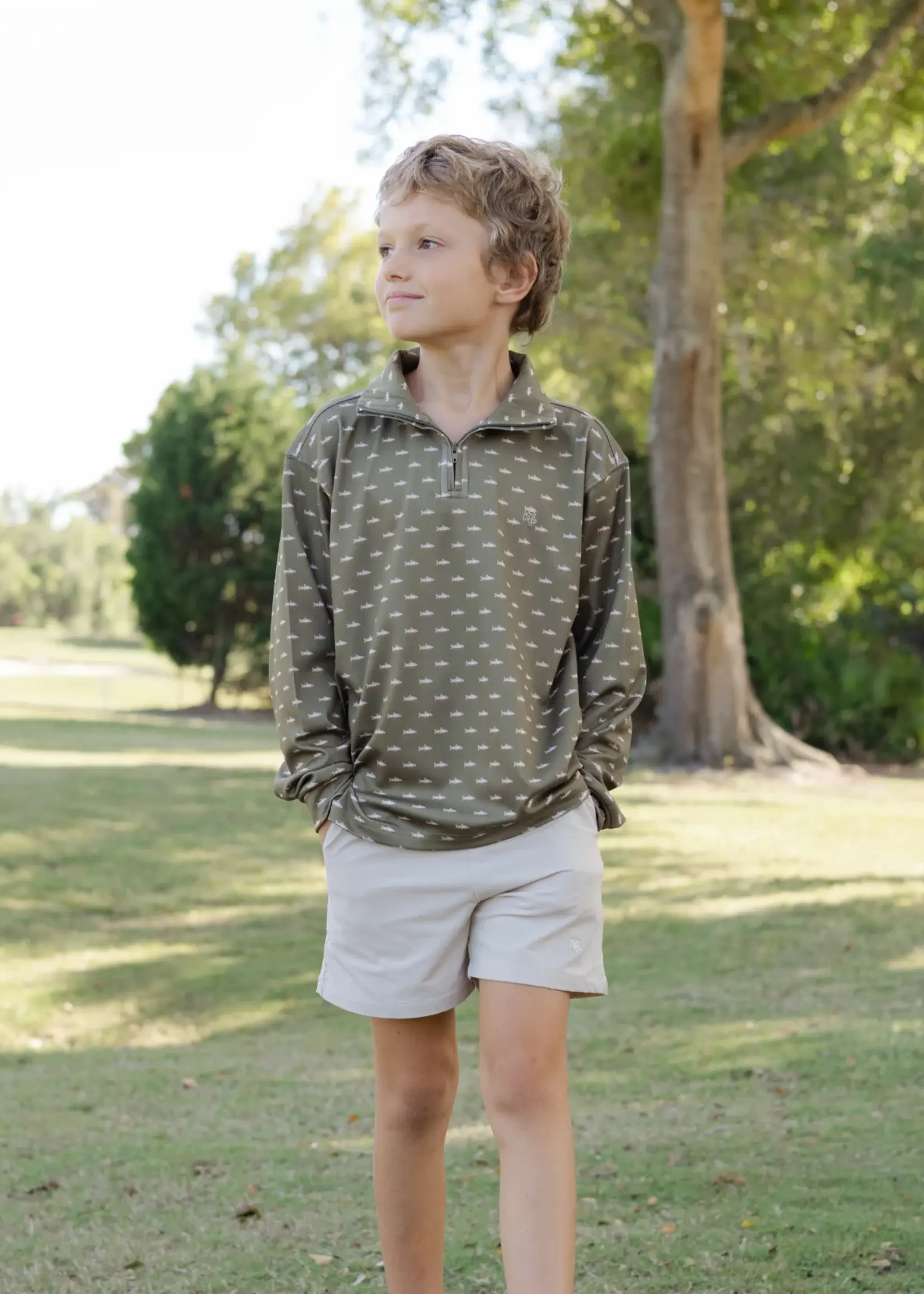 Bailey Boys PERFORMANCE HALF ZIP