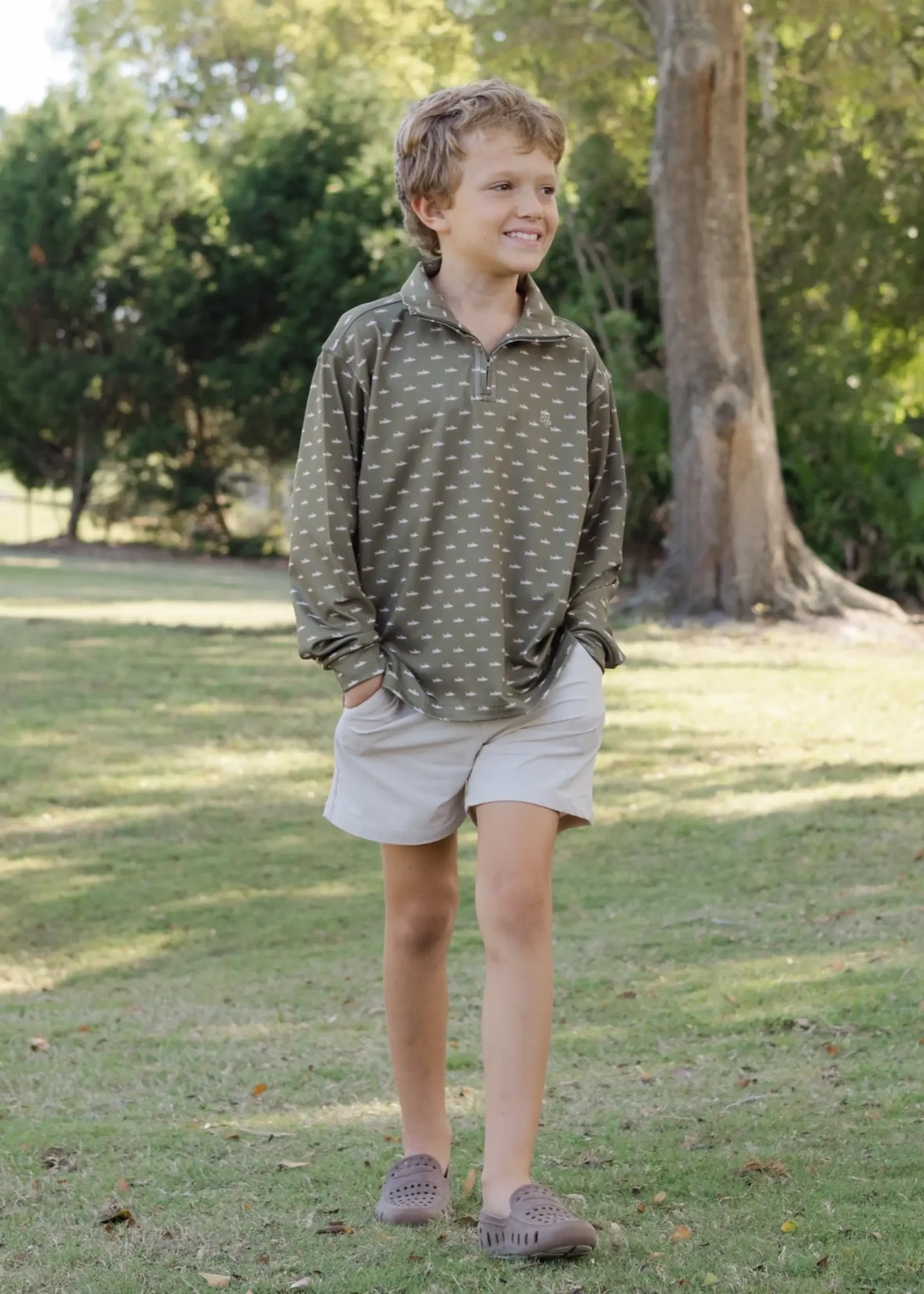 Bailey Boys PERFORMANCE HALF ZIP
