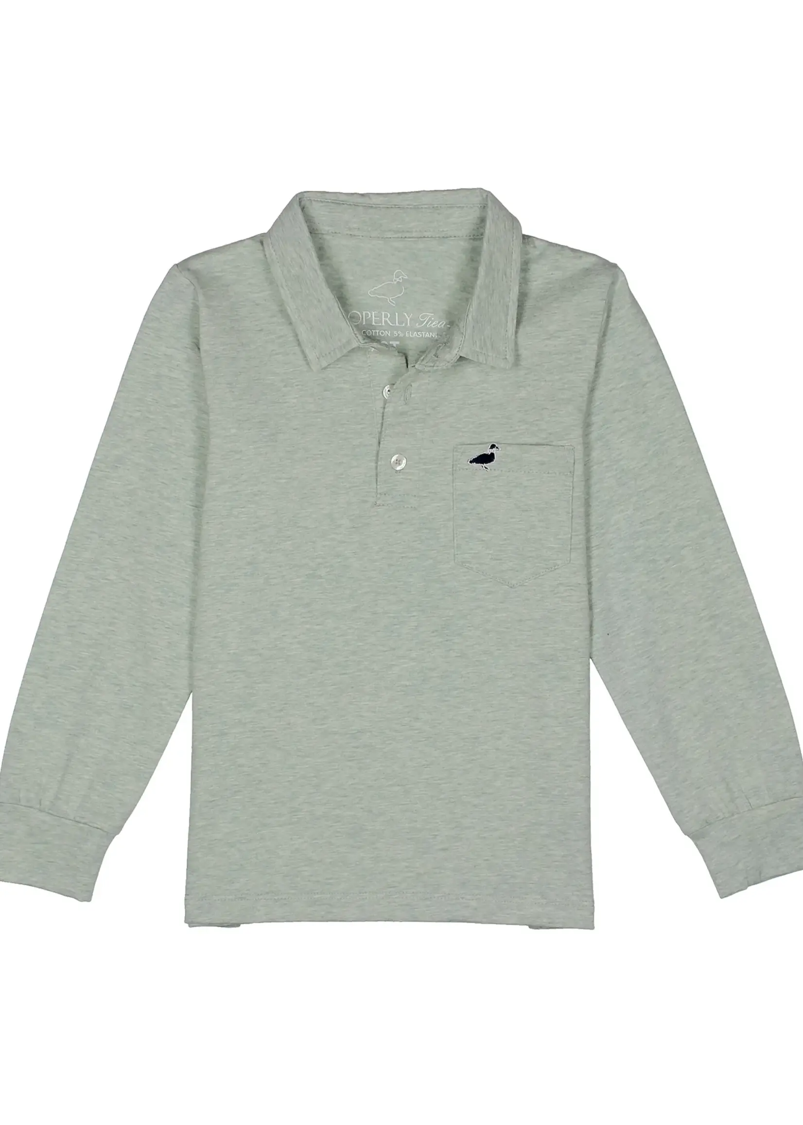 Properly Tied Boys Harrison Pocket Polo LS